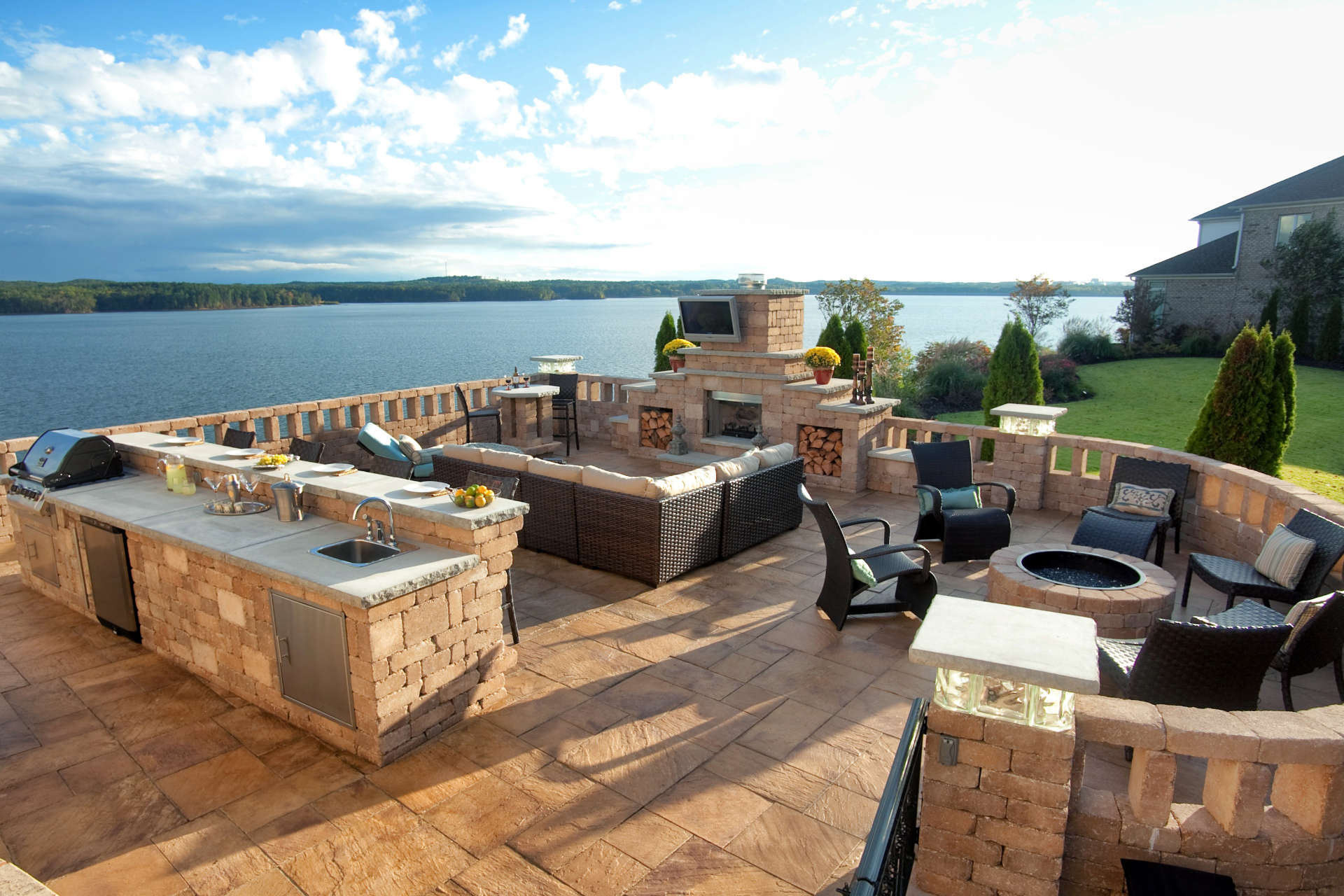 Premium paver installation by D'Carmo